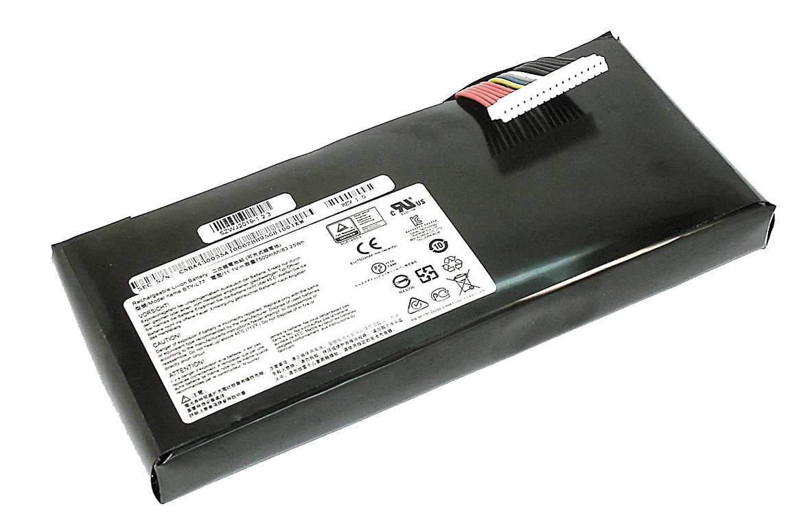 Аккумуляторная батарея для ноутбука MSI GT72VR (BTY-L77) 11.1V 7500mAh Original