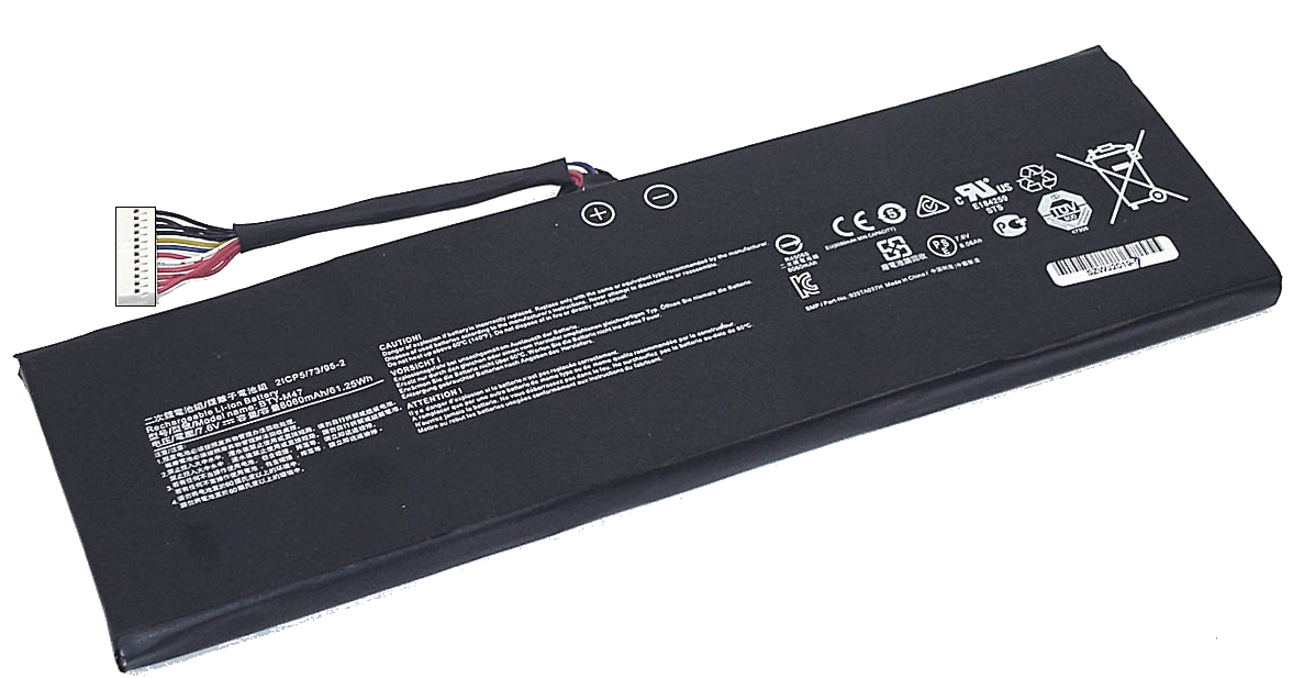Аккумуляторная батарея для ноутбука MSI GS40 6QE GS43 (BTY-M47) 7.6V 61.25Wh Original