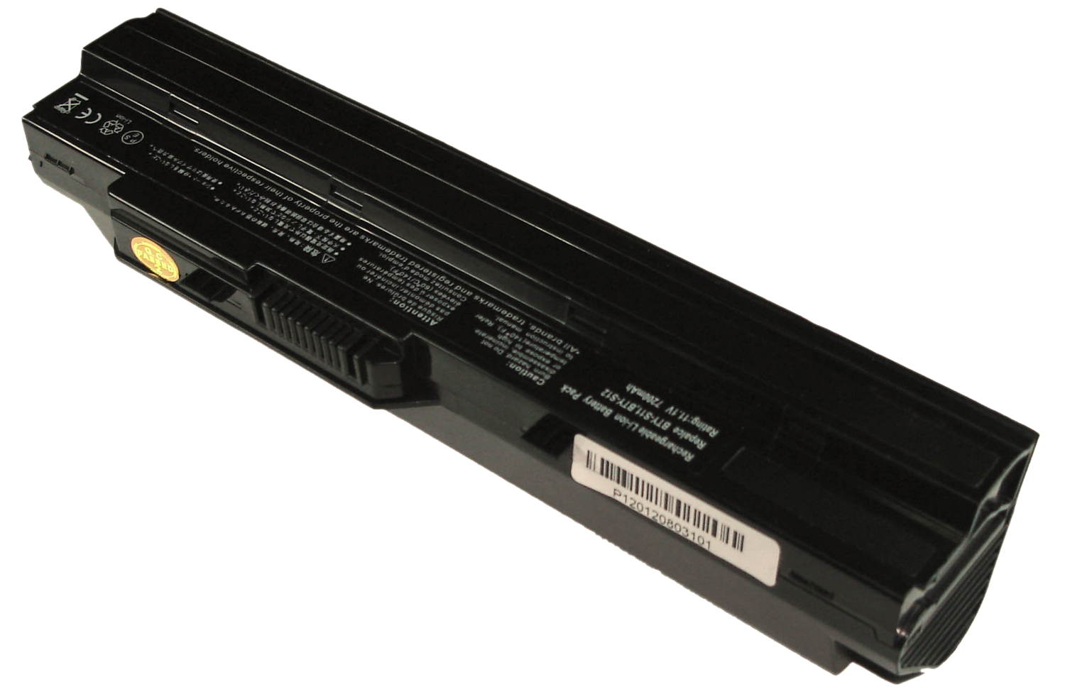 Аккумуляторная батарея для ноутбука MSI Wind U100, RoverBook Neo U135 (BTY-S11) 7800mAh OEM черная
