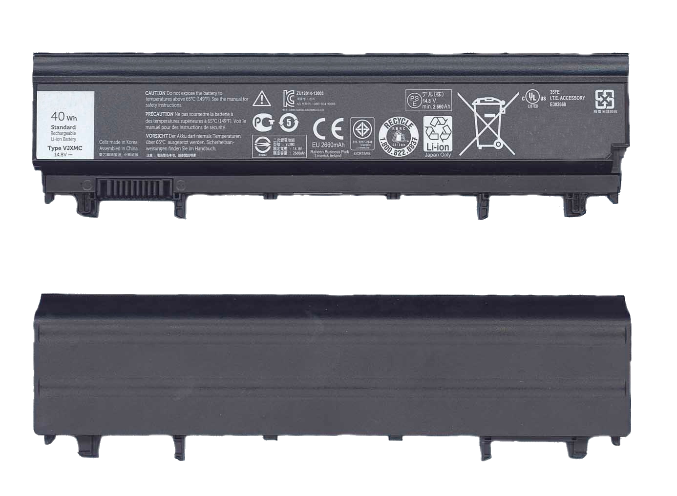 Аккумуляторная батарея для ноутбука Dell Latitude E5540 E5440 14,8V 40Wh VJXMC